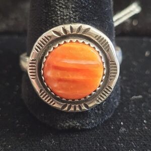 Navajo Spiny Oyster Ring Size 11